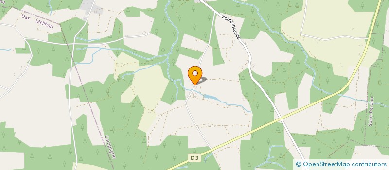 localisation de l'entreprise MONSIEUR HERVE CAZEAUX  CAMPAGNE