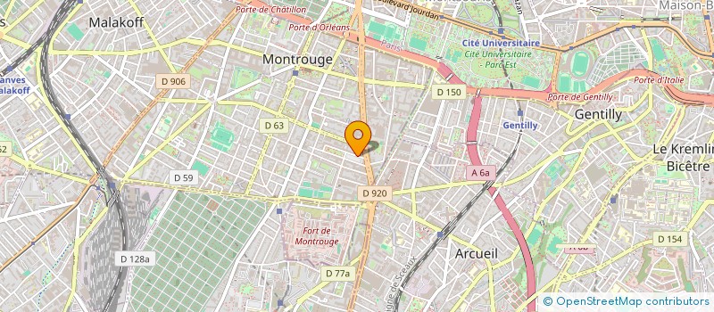 localisation de l'entreprise MONSIEUR HERVE CEBULA  MONTROUGE