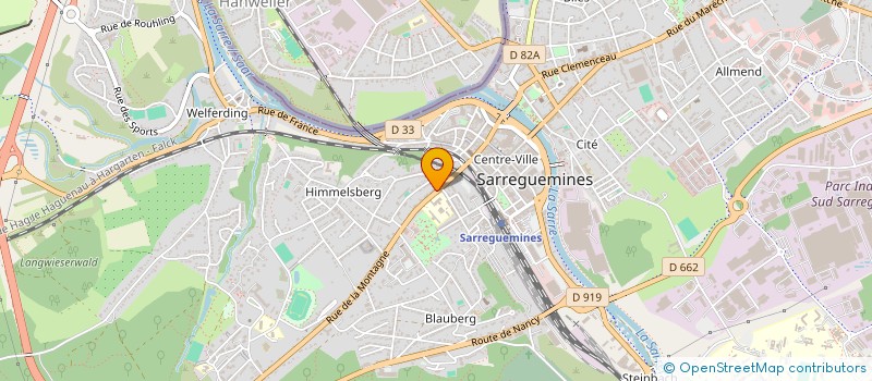 localisation de l'entreprise MONSIEUR HERVE CESTARI  SARREGUEMINES