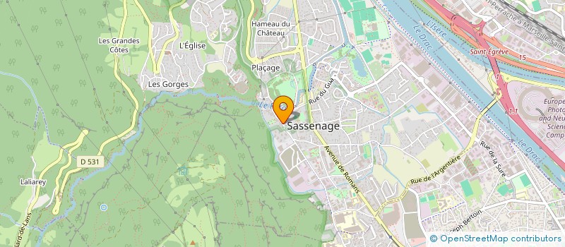 localisation de l'entreprise MONSIEUR HERVE CEYZERIAT à SASSENAGE