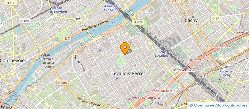 localisation de l'entreprise MONSIEUR HERVE CHABANIER à LEVALLOIS-PERRET
