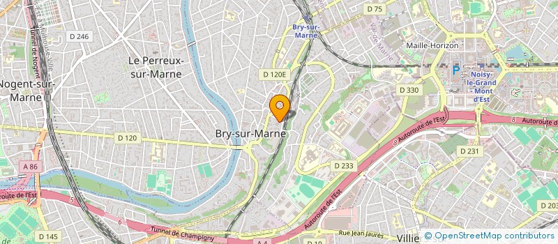 localisation de l'entreprise MONSIEUR HERVE CHALENDARD à BRY-SUR-MARNE