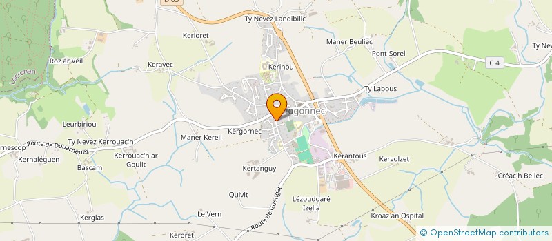 localisation de l'entreprise MONSIEUR HERVE CHALONY  PLOGONNEC