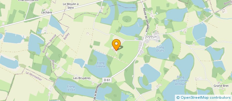 localisation de l'entreprise MONSIEUR HERVE CHAMPEAU  JOYEUX