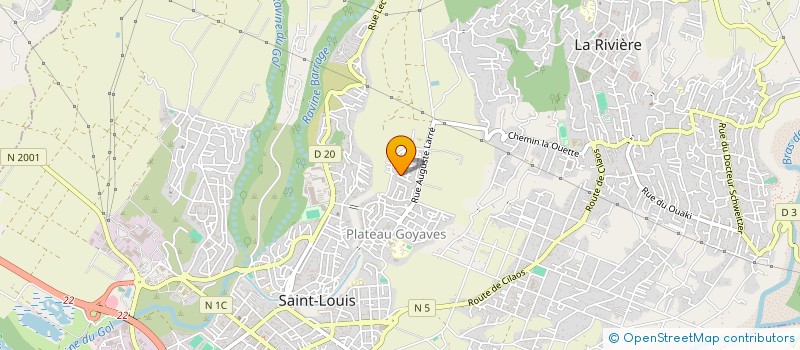 localisation de l'entreprise MONSIEUR HERVE CHAN-HOI-SING  SAINT-LOUIS