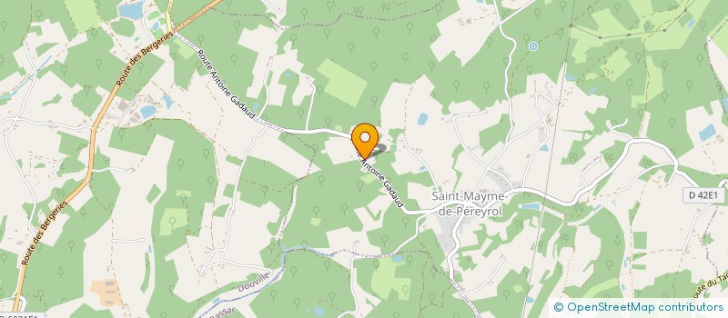 localisation de l'entreprise MONSIEUR HERVE CHANTEGREILH  CHALAGNAC