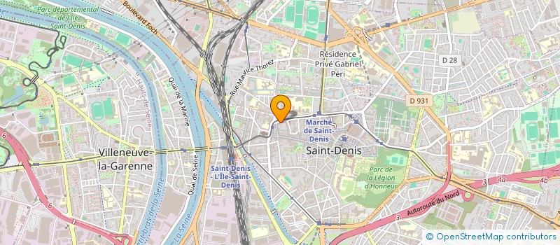 localisation de l'entreprise MONSIEUR HERVE CHAPPE  SAINT-DENIS