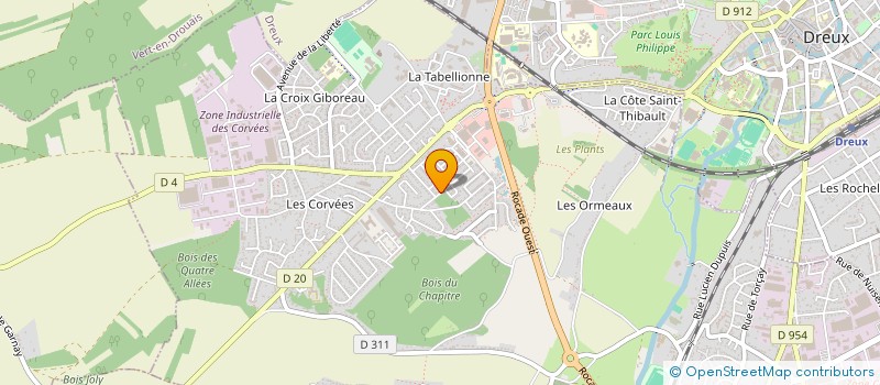 localisation de l'entreprise MONSIEUR HERVE CHARLES à VERNOUILLET