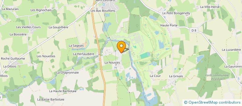 localisation de l'entreprise MONSIEUR HERVE CHARLET  BONNEMAIN