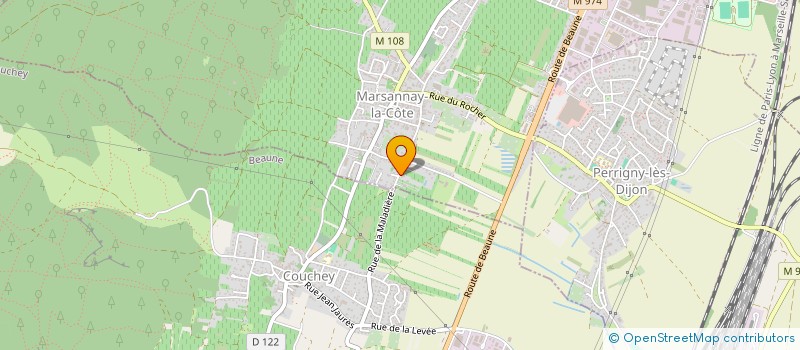 localisation de l'entreprise MONSIEUR HERVE CHARLOPIN à MARSANNAY-LA-COTE