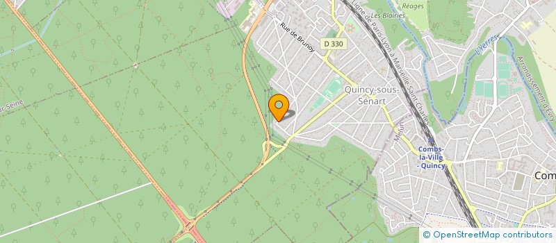 localisation de l'entreprise MONSIEUR HERVE CHARPAGNE  QUINCY-SOUS-SENART