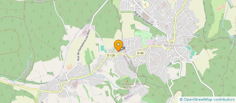 localisation de l'entreprise MONSIEUR HERVE CHARPENTIER  DASLE