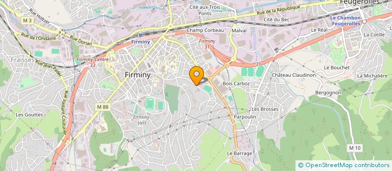 localisation de l'entreprise MONSIEUR HERVE CHARRAT à FIRMINY