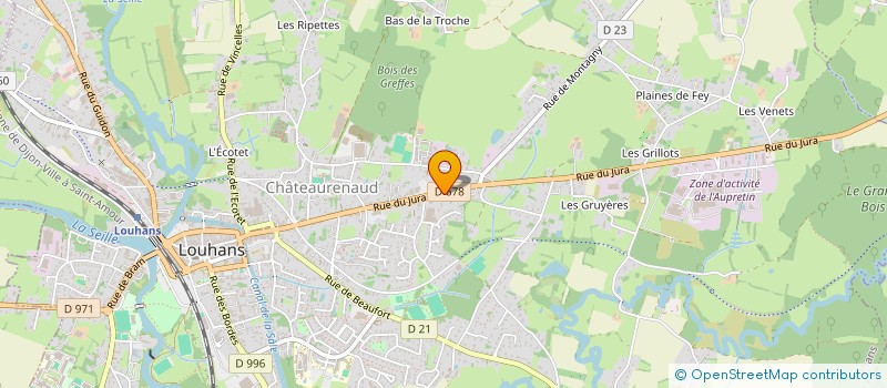 localisation de l'entreprise MONSIEUR HERVE CHARTON à LOUHANS
