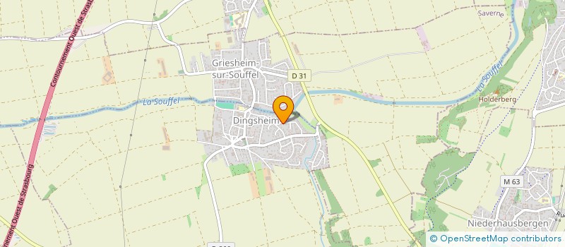 localisation de l'entreprise MONSIEUR HERVE CHARTRON  DINGSHEIM