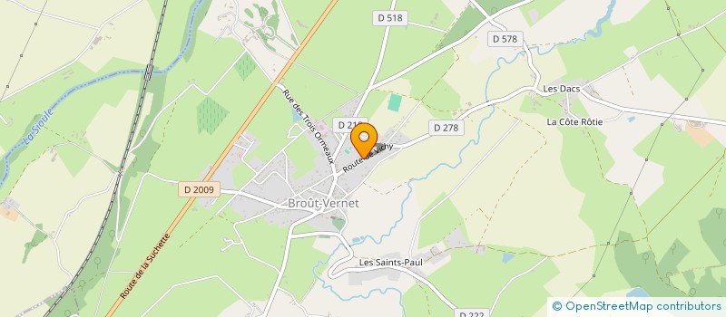 localisation de l'entreprise MONSIEUR HERVE CHASSAING à BROUT-VERNET