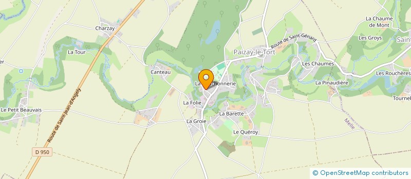 localisation de l'entreprise MONSIEUR HERVE CHAUVET  MELLE