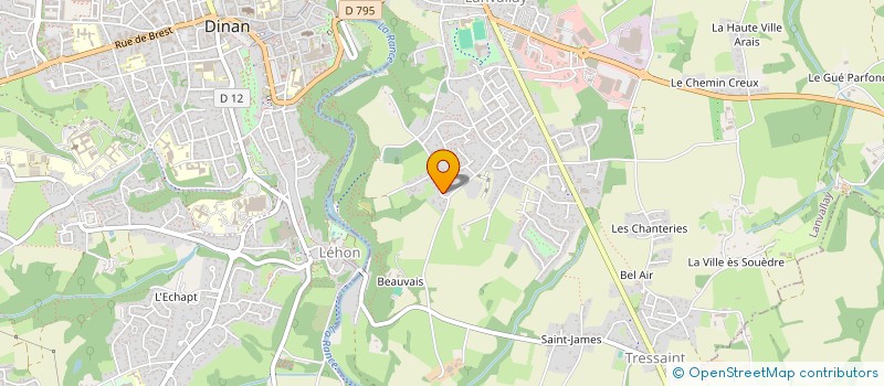 localisation de l'entreprise MONSIEUR HERVE CHAUVIN à LANVALLAY