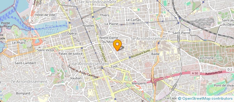 localisation de l'entreprise MONSIEUR HERVE CHAUVIN à MARSEILLE