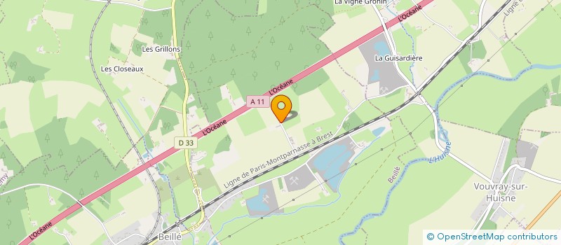 localisation de l'entreprise MONSIEUR HERVE CHERUBIN  CONNERRE