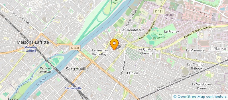 localisation de l'entreprise MONSIEUR HERVE CHERUBIN à SARTROUVILLE