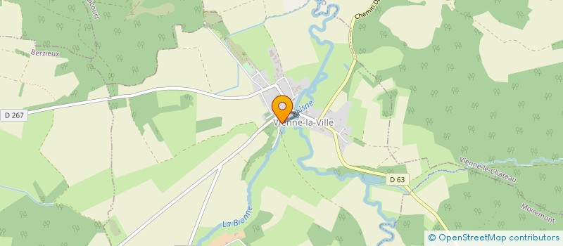 localisation de l'entreprise MONSIEUR HERVE CHEVALLIER  VIENNE-LA-VILLE