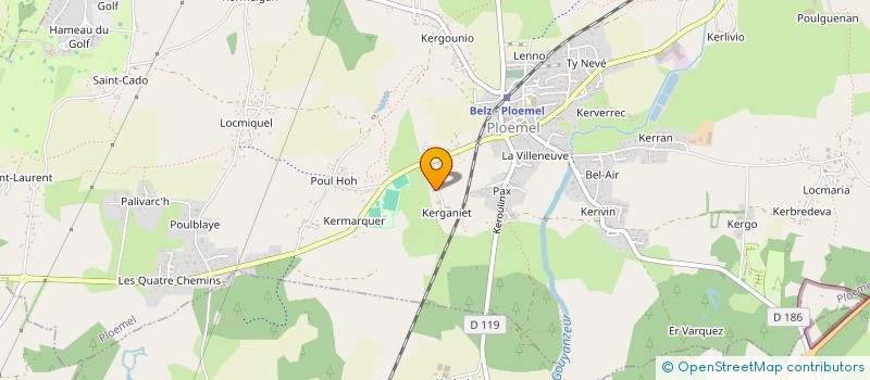 localisation de l'entreprise MONSIEUR HERVE CHEVILLARD  PLOEMEL