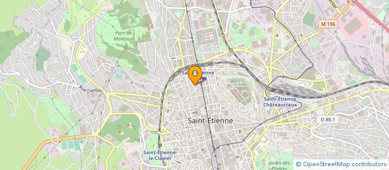 localisation de l'entreprise MONSIEUR HERVE CHIRAT à SAINT-ETIENNE