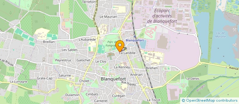 localisation de l'entreprise MONSIEUR HERVE CHOLLET à BLANQUEFORT