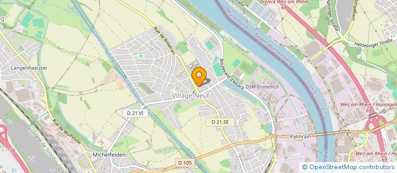 localisation de l'entreprise MONSIEUR HERVE CHRISTIANS GHIRENGHELLI  VILLAGE-NEUF