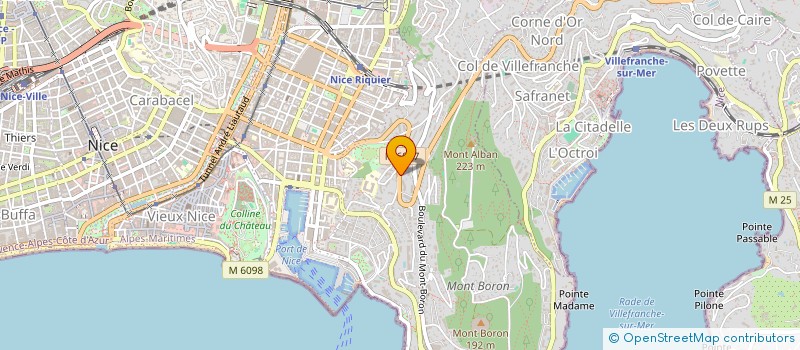 localisation de l'entreprise MONSIEUR HERVE CHUTEAU  NICE