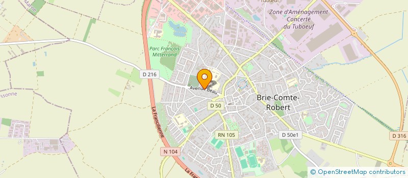 localisation de l'entreprise MONSIEUR HERVE CLAIR à BRIE-COMTE-ROBERT