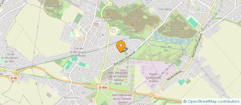 localisation de l'entreprise MONSIEUR HERVE CLAISSE  ROUVROY