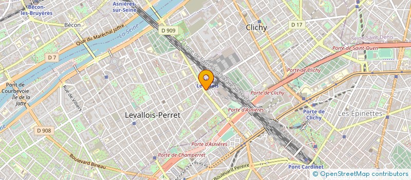localisation de l'entreprise MONSIEUR HERVE CLAVEAU à LEVALLOIS-PERRET