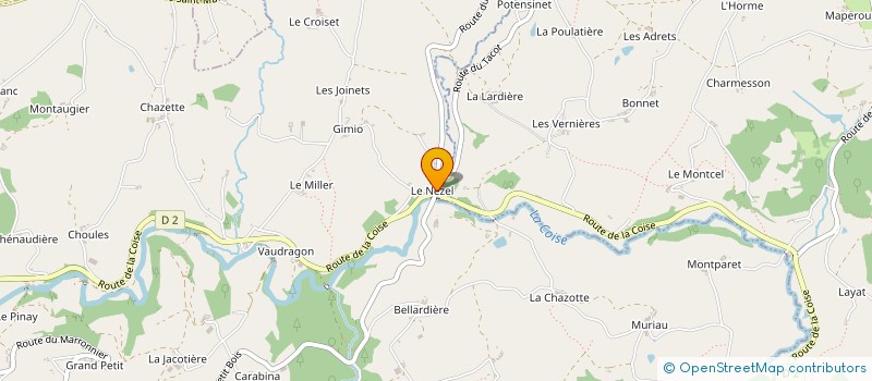 localisation de l'entreprise MONSIEUR HERVE COCHE à LARAJASSE