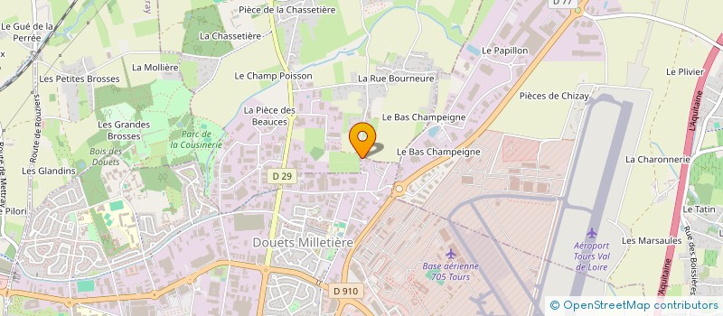 localisation de l'entreprise MONSIEUR HERVE COGOLUEGNES à TOURS