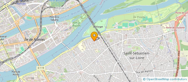 localisation de l'entreprise MONSIEUR HERVE COIFFIC  SAINT-SEBASTIEN-SUR-LOIRE