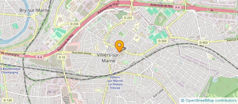 localisation de l'entreprise MONSIEUR HERVE COINDET à VILLIERS-SUR-MARNE