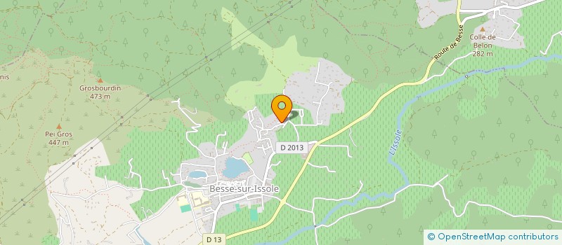 localisation de l'entreprise MONSIEUR HERVE COLIN  BESSE-SUR-ISSOLE