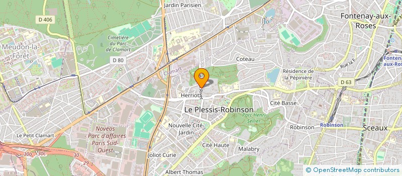 localisation de l'entreprise MONSIEUR HERVE COLSENET à LE PLESSIS-ROBINSON