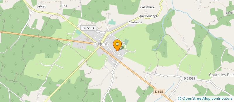 localisation de l'entreprise MONSIEUR HERVE COLY  GRIGNOLS