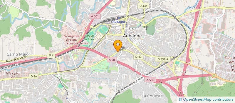 localisation de l'entreprise MONSIEUR HERVE COMBES à AUBAGNE