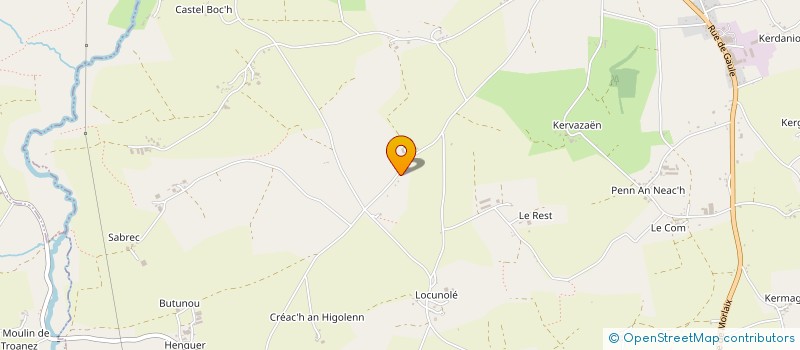 localisation de l'entreprise MONSIEUR HERVE CONAN  COLLOREC