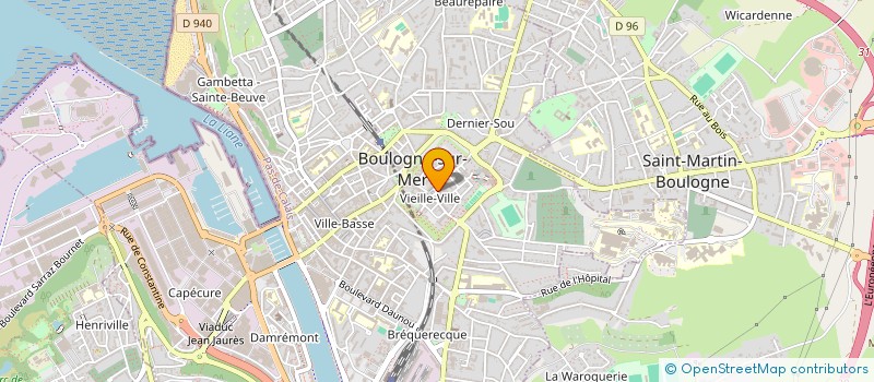 localisation de l'entreprise MONSIEUR HERVE CONDETTE à BOULOGNE-SUR-MER