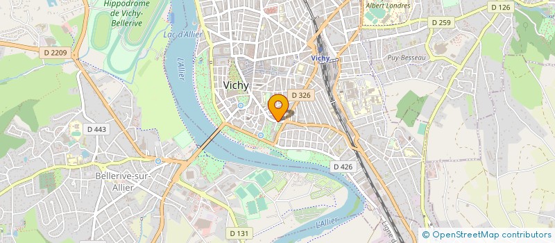 localisation de l'entreprise MONSIEUR HERVE CONIL  VICHY