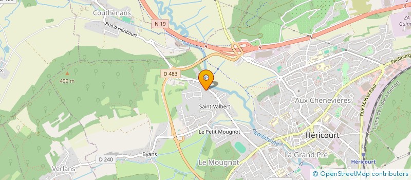 localisation de l'entreprise MONSIEUR HERVE CONNAN  HERICOURT