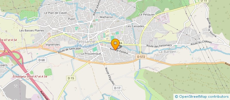 localisation de l'entreprise MONSIEUR HERVE CORGER  PELISSANNE