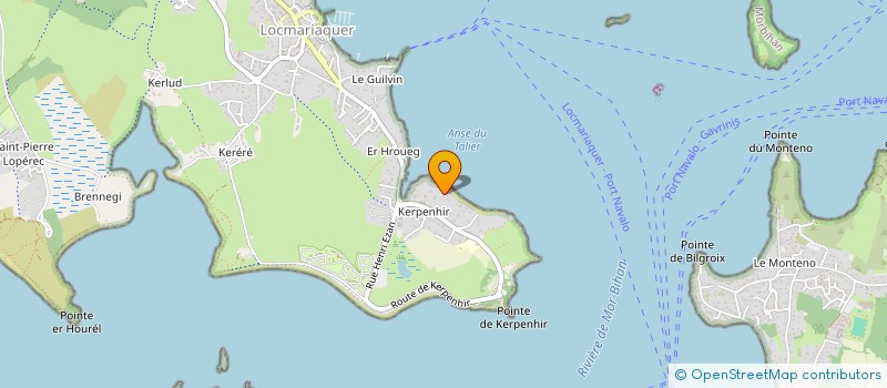 localisation de l'entreprise MONSIEUR HERVE CORLOBE  LOCMARIAQUER