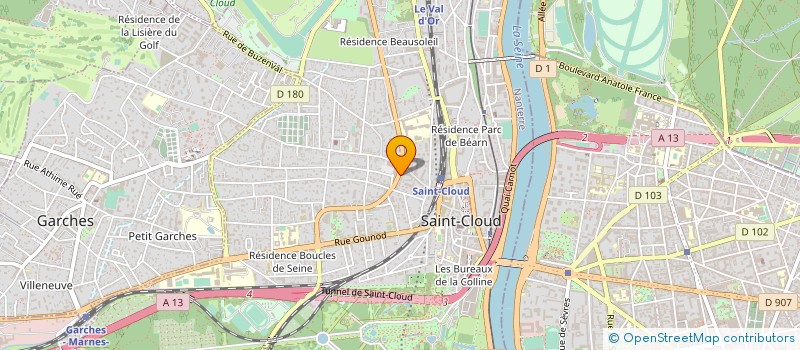 localisation de l'entreprise MONSIEUR HERVE CORMIER à SAINT-CLOUD