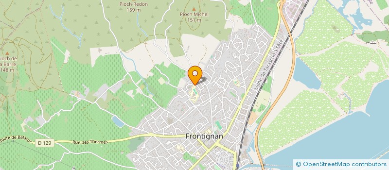 localisation de l'entreprise MONSIEUR HERVE COULON à FRONTIGNAN